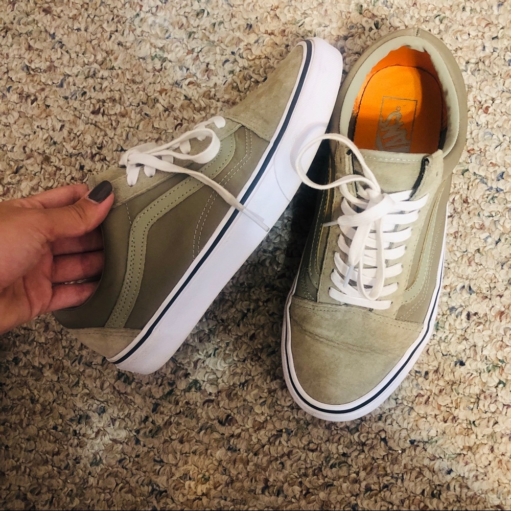 Olive green Vans